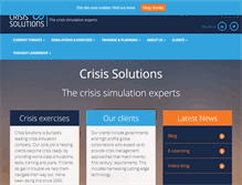 Tablet Screenshot of crisis-solutions.com